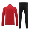 AC Milan Trainings Sweatshirt Quarter-Zip 2023-24 Röd